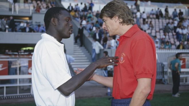 george weah e arsene wenger