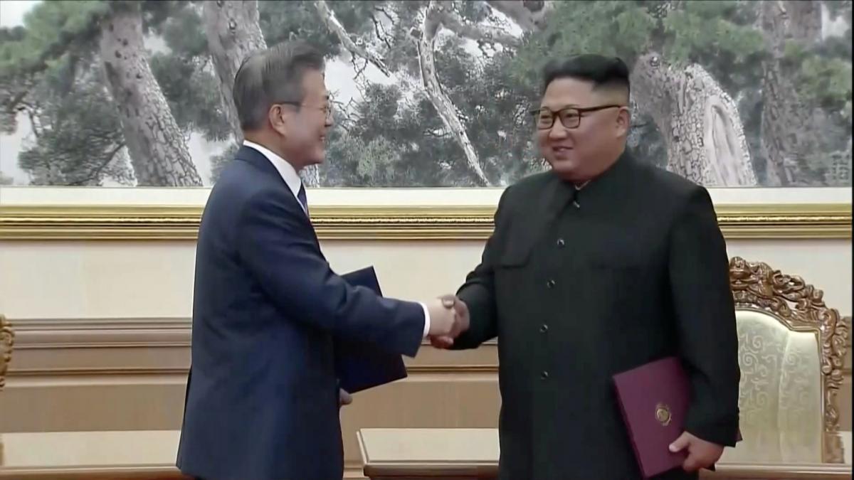 Kim Jong-Un dhe Moon-Jae